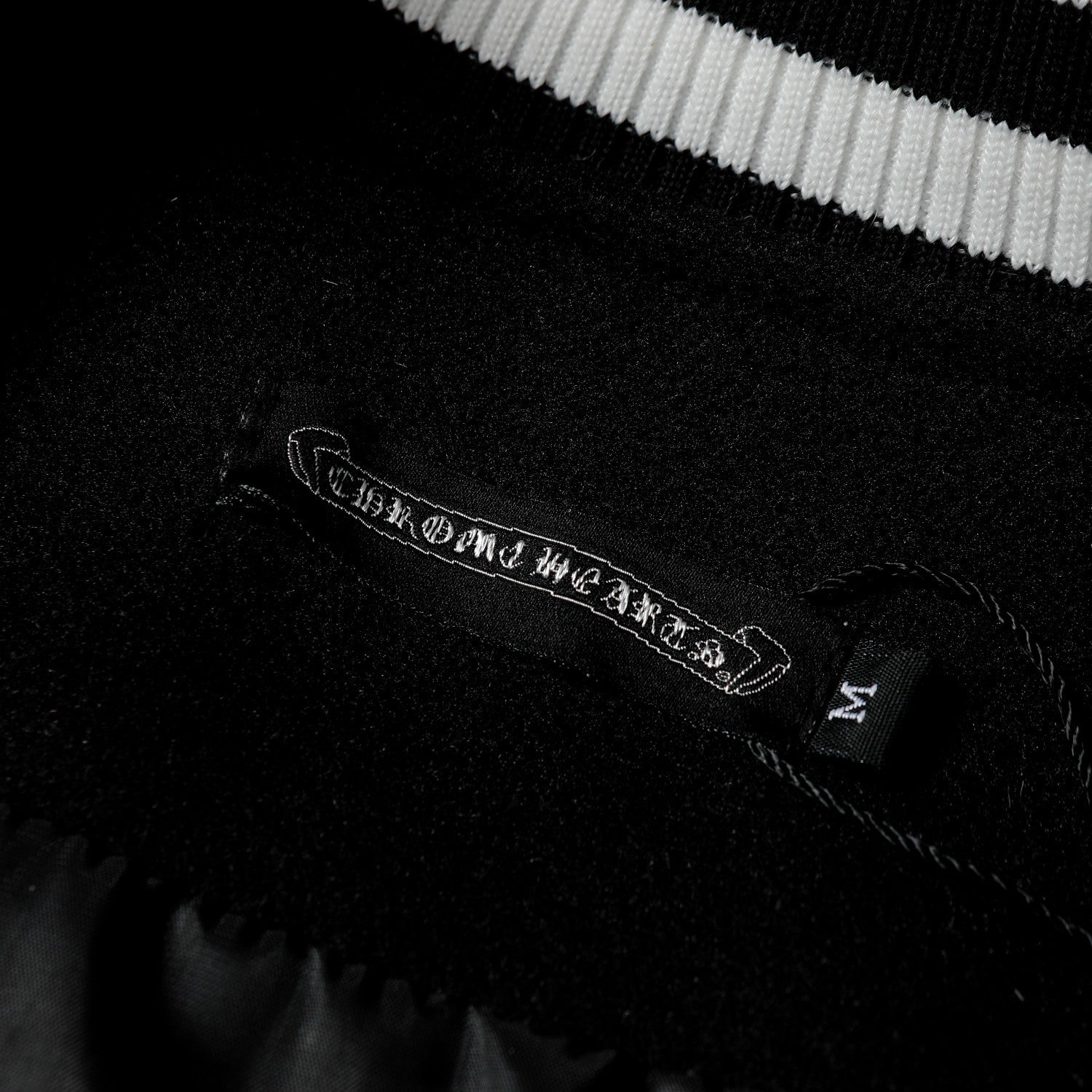 Layered Cross Varsity Jacket - Black White Street Style Outerwear 2208